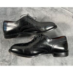 Alden Shoes Mens 12BD Black Leather Brogue Wingtip Balmoral Oxford Style 903